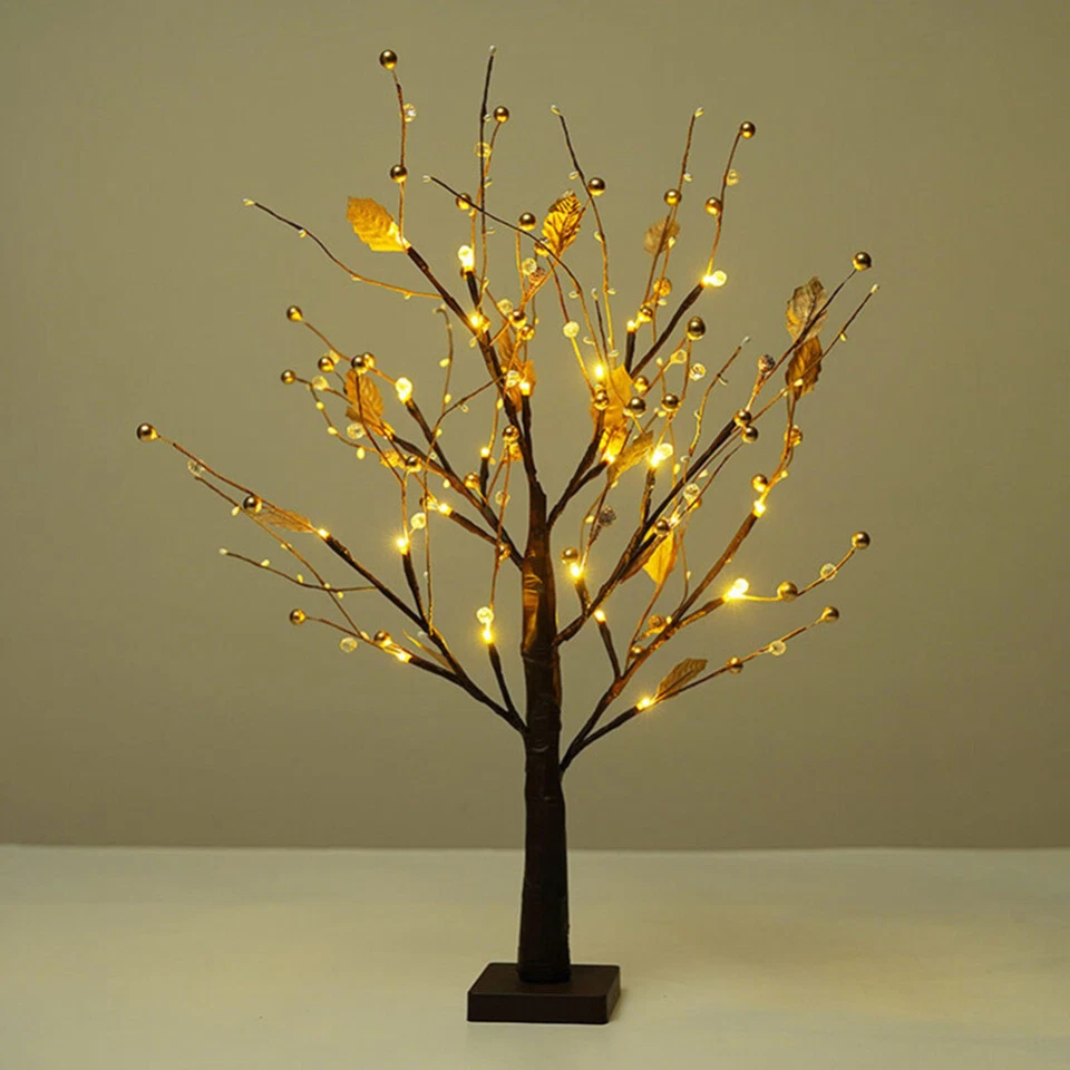 24-LED Bonsai Light Fairy Tree Branch Table Desk Night Lamp Christmas Decor Gift - image 3 of 4