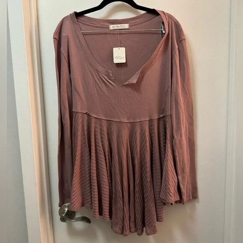 NWT Free People Clover Split-Neck Babydoll Tunic Size S $68 - Picture 4 of 5