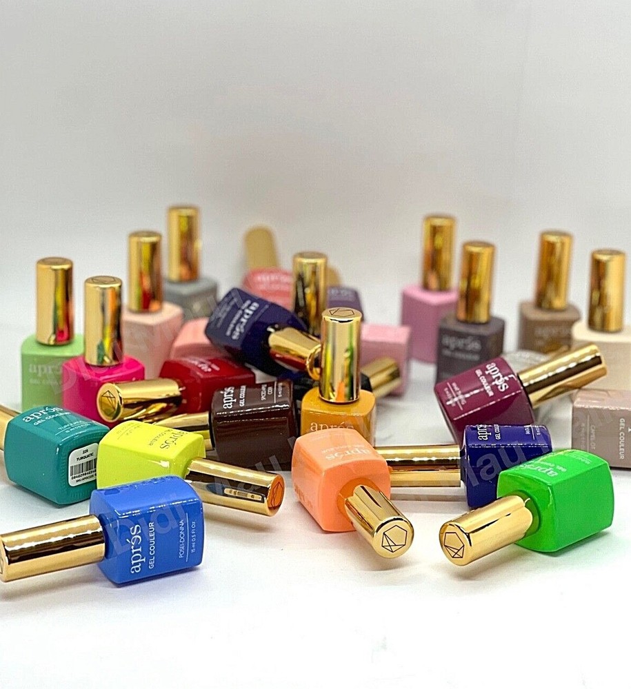 Apres Gel Couleur Nail Art Gel Color 15 ml 0.5 fl oz (1-100)