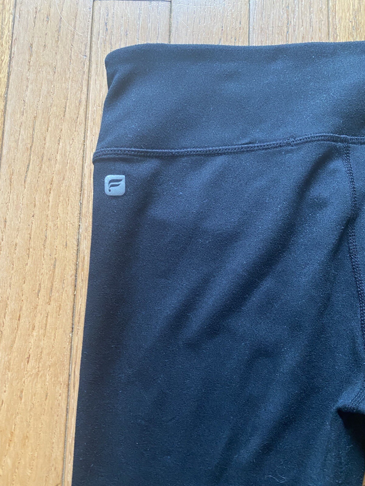 FABLETICS Solid Black Compression Crop Capri - XS - image 7