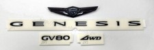 4pc Glossy Black Front Rear Emblem Fit 2021 2022 2023 2024 Genesis Gv80 4pc Glossy Black Front Rear Emblem Fit 2021 2022 2023 2024 Genesis Gv80