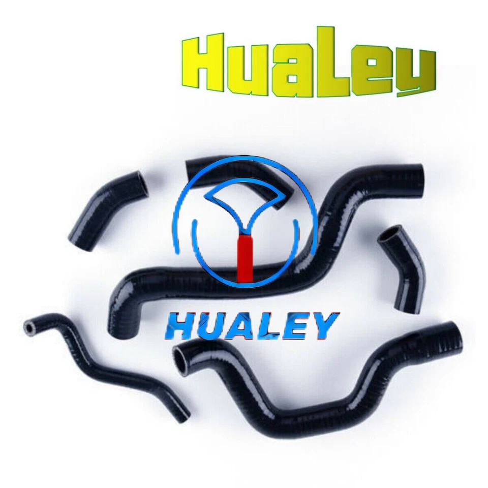 Manguera negra de silicona de carbón para Suzuki SV650S/SV650 K5-K9 2006 2007 2005-2009 Foto 2 de 4