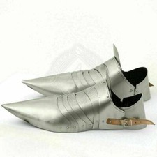 Medieval Knight Steel Pair Of Sabatons Feet Armor Christmas gift