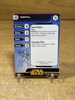 Star Wars Miniatures Card Only Tarfful 21/60