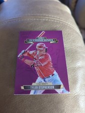 2021 Panini Diamond Kings Debut Purple DDK-CR Tyler Stephenson Reds
