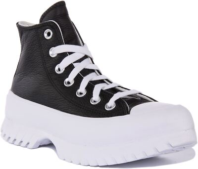 Converse A03704C CtAs Lugged 2.0 Hi Damen Sneaker Schwarz Größe UK 3   8