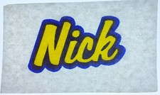 Original Vintage Nick Mini Iron On Transfer