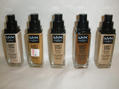 New Choose NO LID NYX Can't Stop Won't Stop Full Coverage Foundation