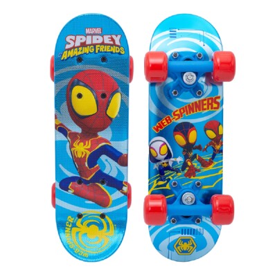 Spiderman 17 Zoll   Robustes Kinder Skateboard mit PVC-Rädern und PP Trucks