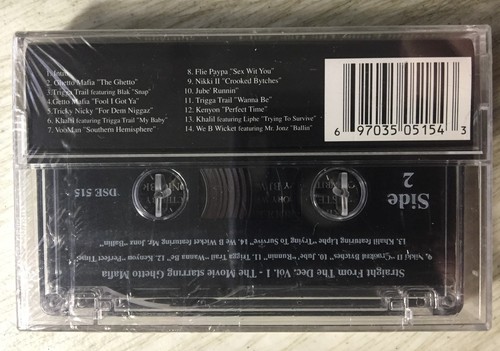 Straight From The Dec Vol 1 The Movie 14 track CASSETTE TAPE NEW Ghetto Mafia OG - Picture 2 of 3