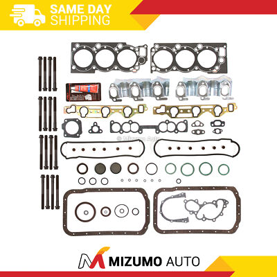 Full Gasket Set Head Bolts fit 88-95 Toyota Pickup 4Runner T100 3.0 SOHC 3VZE