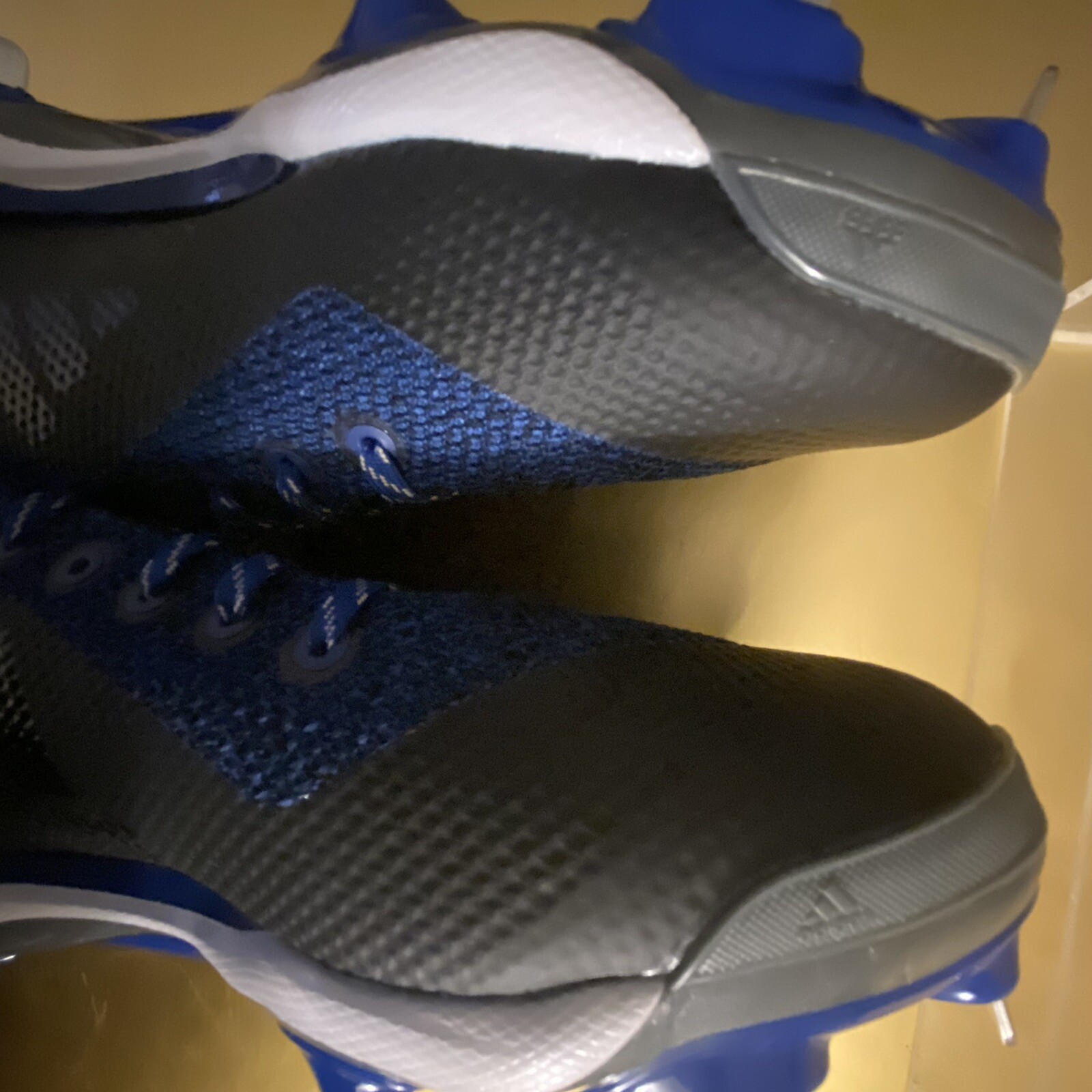 Adidas Power Alley 5 W Ladies Baseball Cleats Royal Blue Silver Size 10 (B39221) thumbnail 5