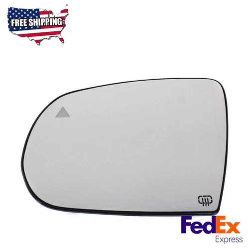 Mirror Glass Heated Driver Side Fits 2014-2023 Jeep Cherokee