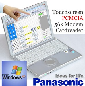 Panasonic Toughbook Cf T8 C2d 3gb Ram Touchscreen 1024x768 Pcmcia Windows Xp T8a Ebay