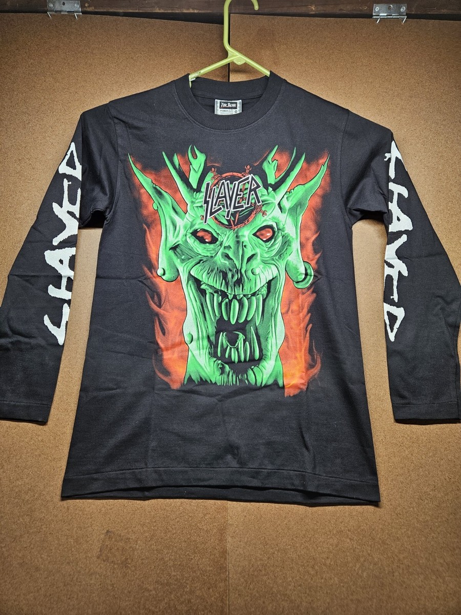 SLAYER Tシャツ Slayer Root Of All Evil Long Sleeve Shirt Size M NWOT | eBay