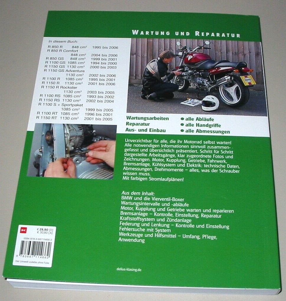 Thumbnail - Reparaturanleitung Bmw R 850 1100 1150 Vierventil Boxer Wartung +