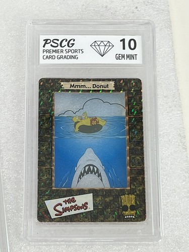The Simpsons RARE 2000 Artbox Filmcardz Film Cel Insert Full Set 1-10 Card PSCG - Picture 11 of 11