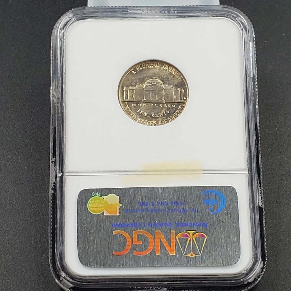 1962 D Jefferson Nickel Coin NGC MS65 Gem BU Certified - Image 3 of 4
