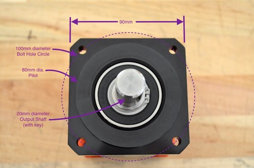 NEW Thomson Micron DuraTRUE 90 DT090-015 Planetary Gearhead 15:1 - Servo Nema34 - Picture 7 of 12