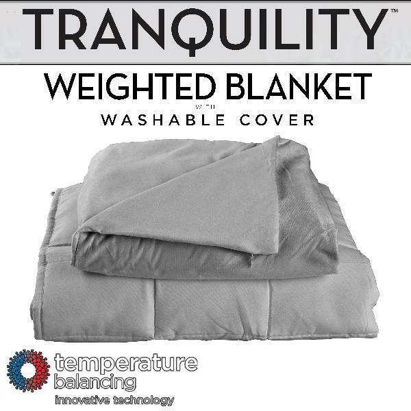 Tranquility Temperature Balancing Weighted Blanket WITH Washable Cover