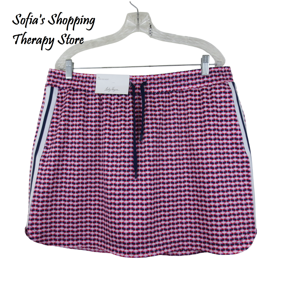 Lady Hagen Size XL XXL Off The Races Side Rib Skort Skirt Shorts