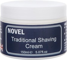 NOVEL TRADITIONAL SHAVING CREAM FOR MEN & WOMEN 150ML x 4 TUBS
