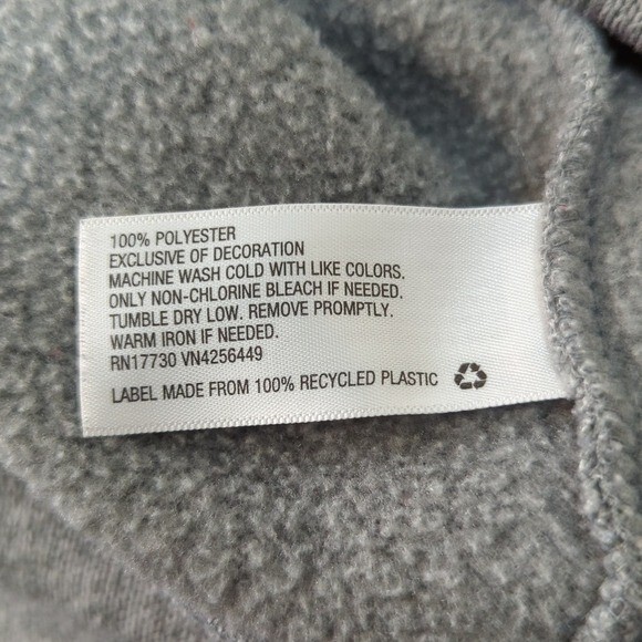 Goodfellow Half Button Pullover Sweater Gray S ca… - image 7