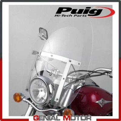 PARE-BRISE PUIG TRANSPARENT 1129W KAWASAKI ELIMINATOR 125 1998 / 2007 - Photo 1/2