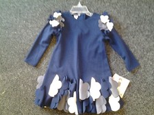 SALE NEW KATE MACK DRESS 110UPA NAVY SIZE 12 MONTHS
