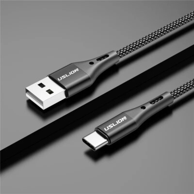 USLION 5A USB Type C Cable Mobile Phone Fast Charging Data Cord For Samsung S22