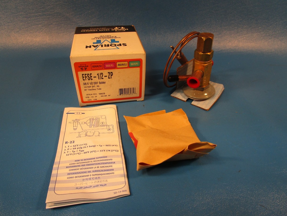 SPORLAN EFSE-1/2-ZP 3/8 x 1/2