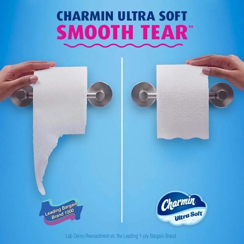 Charmin Toilettenpapier Ultra Soft, 12 Mega XL Rollen - Bild 4 von 11
