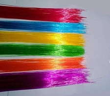 75 feet  .75mm "Colored" FIBER OPTIC fiber MODEL LIGHTING + 1 FREE illuminator