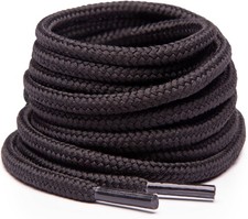 Shoelaces Round, Extremely Tear Resistant for Work Shoes, Boots and Hiking Boots...