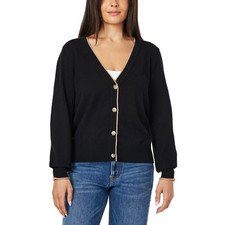 Womens Scotch  Soda-Amsterdam/Button down/Black/V-Neck/Cardigan  Size L