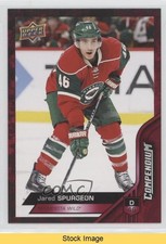 2016-17 Upper Deck Compendium Red Jared Spurgeon #428 READ 0a4