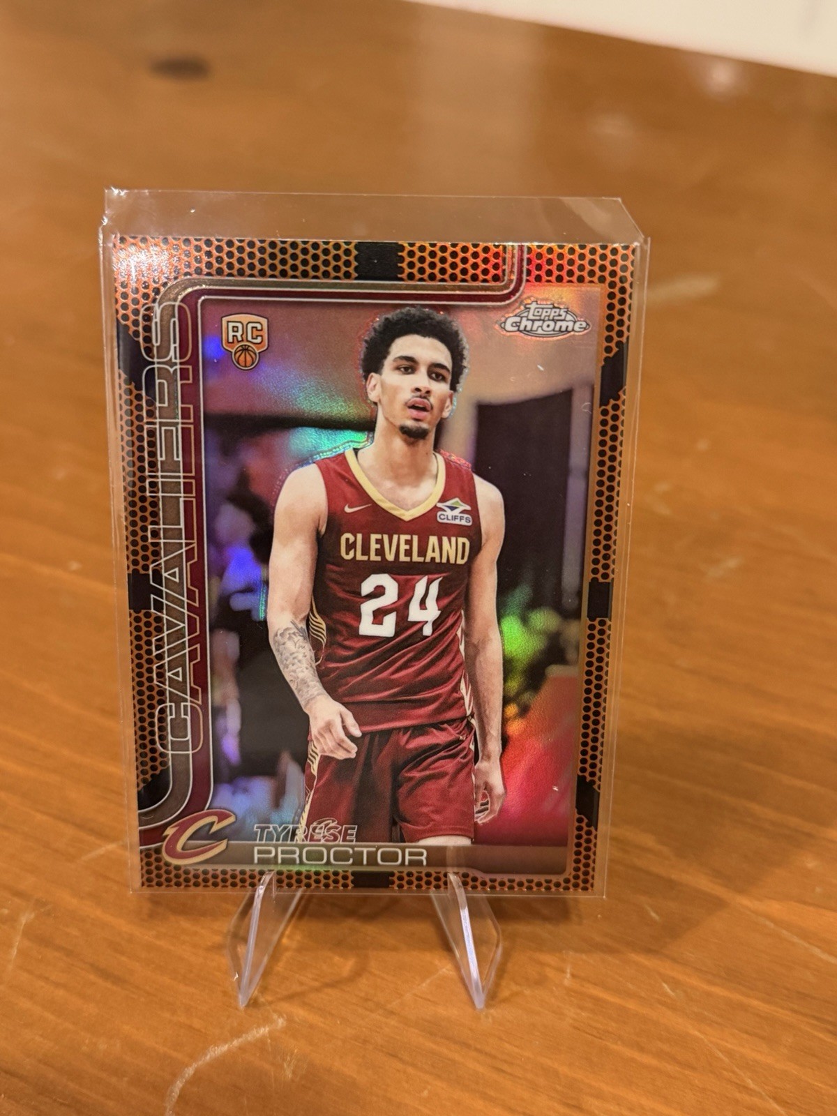 2025-26 Topps Chrome Tyrese Proctor #300 Rookie Cavaliers Basketball Refractor