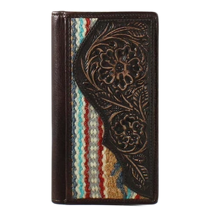 Ariat Portefeuille en cuir Rodéo brun multicolore pour hommes A3552002
