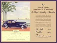 1936 Cadillac Fleetwood Town Sedan Royal Family Of Motors New Metal Sign 9x12