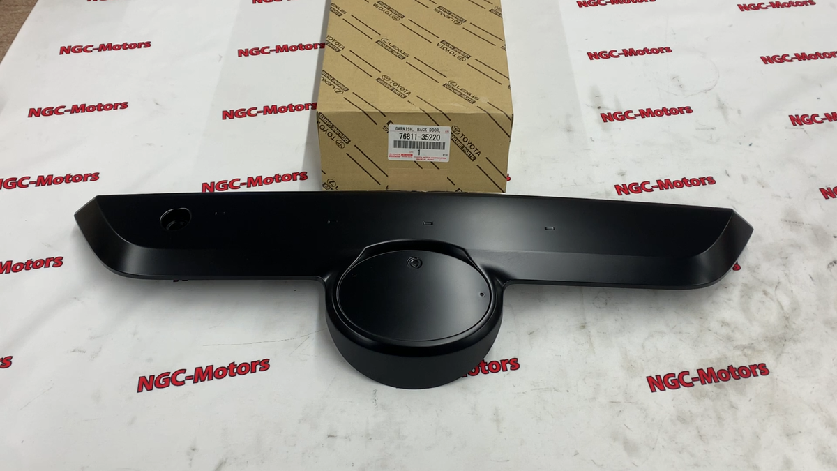 Genuine OEM Toyota 76811-35220 Rear Liftgate Garnish Trim w