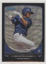 2013 Bowman Draft Top Prospects Chrome Black Wave Refractor Mason Williams 1n0