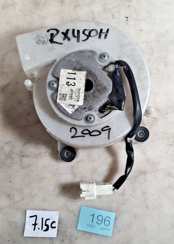 Electric vehicle battery fan