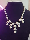 Vintage Milk Glass Choker