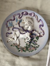 Legend Of The Unicorn By David Cornell Plate Limited Edition Franklin Mint