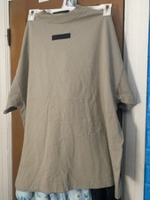 Essentials Fear of God over sized tshirt Size Xs Color Tan
