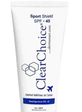 ClearChoice Sport Shield Sunscreen -  Face Sunscreen for Daily Use, SPF 45 4oz