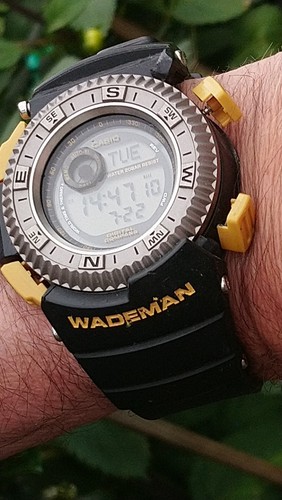 Vintage Casio G-Shock DW-9800 Wademan Digital Compass. NO SHROUD. Orig Strap. - Picture 12 of 17