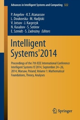 Angelov - Intelligent Systems'2014   Proceedings of the 7th IEEE Inter - X555z