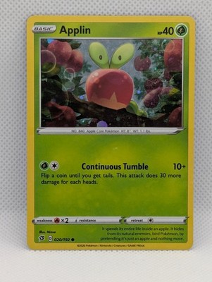 APPLIN (COSMOS HOLO) 020/192 HOLO BLISTER EXCLUSIVES POKEMON LP