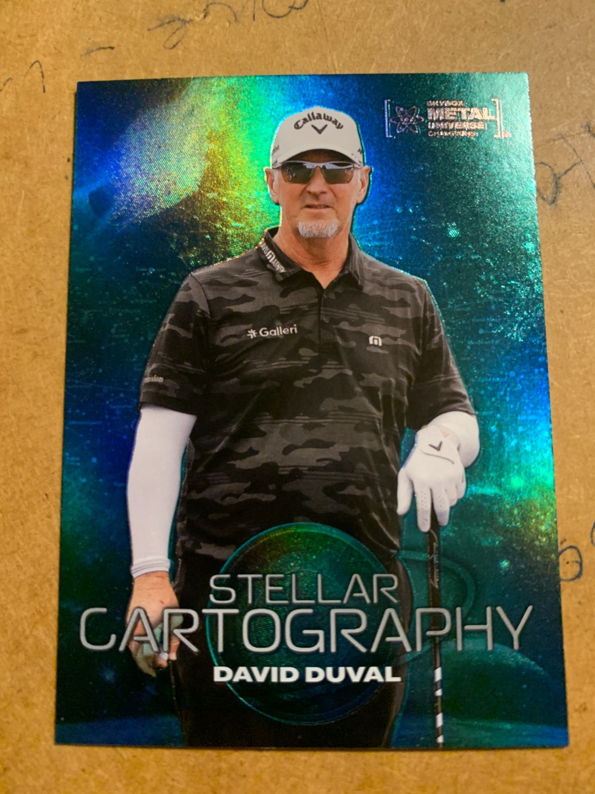 2024 SkyBox Metal Universe Champions 100/122 David Duval Aqua Parallel Golf